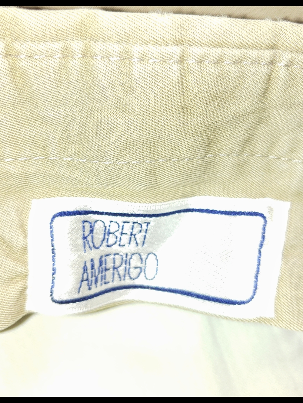 Men's Pleated Chino Shorts - Khaki - Picture 4 of 5
